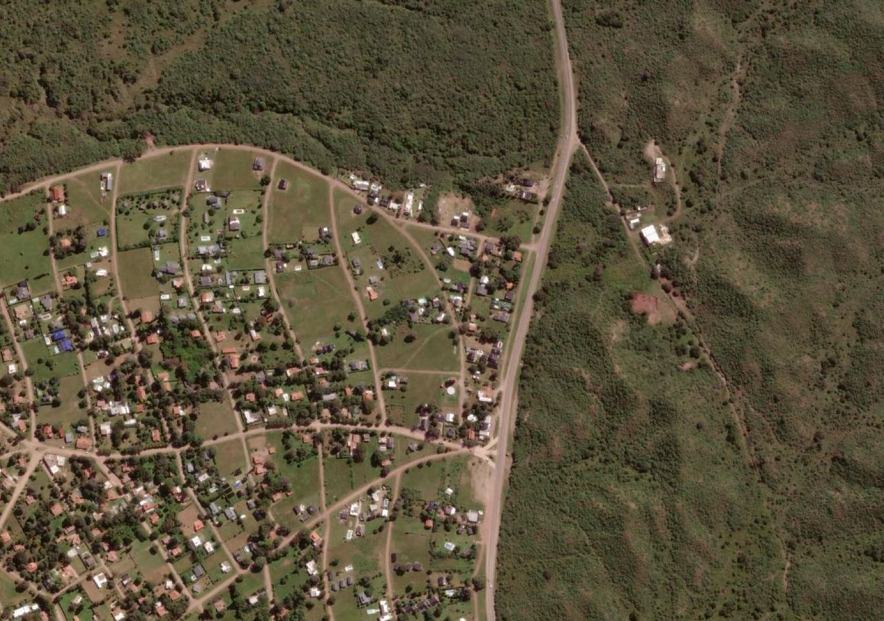 Mapa satelital con la ubicación de Apapachar en Villa Rumipal
